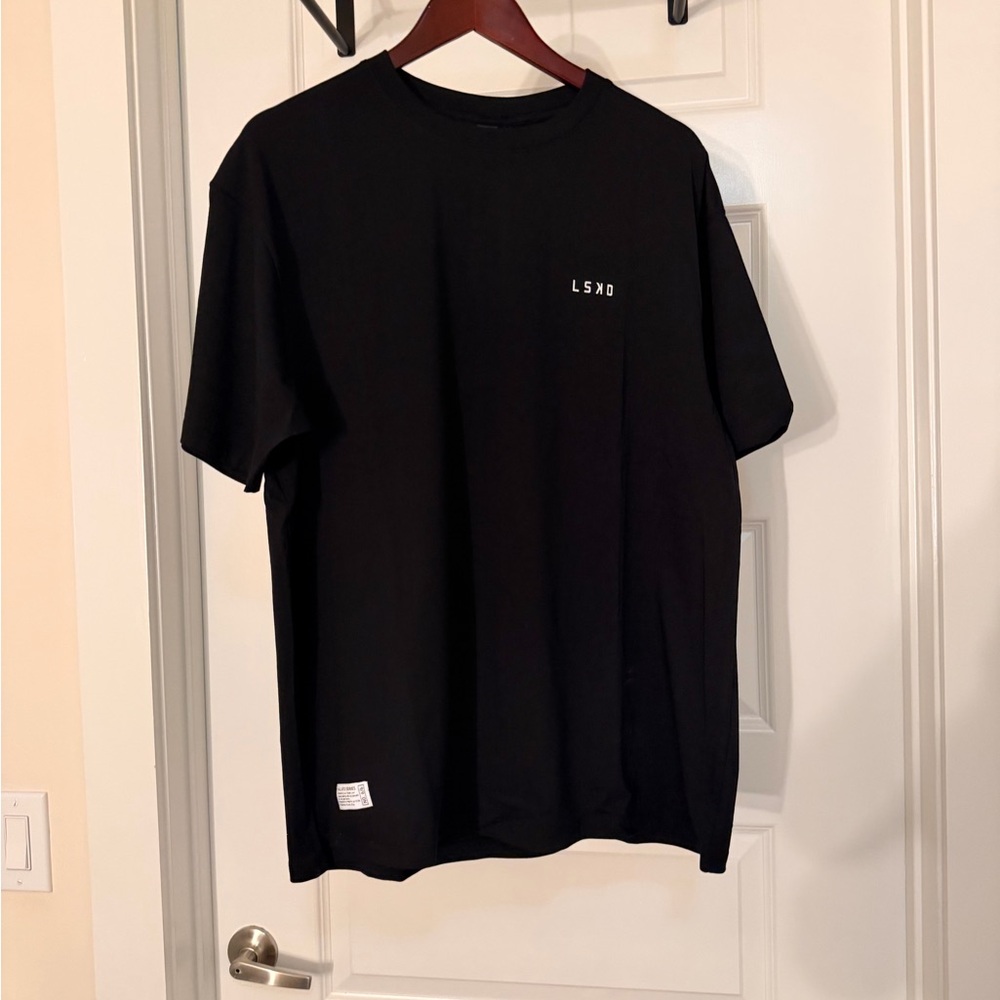 LSKD Black Oversized Men's Tee